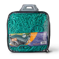 Trailer Net 2 × 3,5 m – knotless cover net with meshes, reinforced edge cord and interwoven elastic