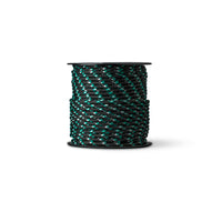 Fil antidérapant 4 mm – noir/vert – 50 m – polyéthylène avec nœuds