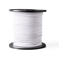 Elastic 6mm – 100m – white – elastic rope for nets, transport &amp; DIY