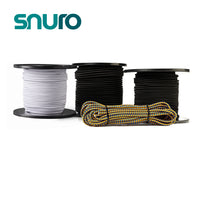 Groepsfoto elastisch touw, zwarte, witte en gekleurde elastiek