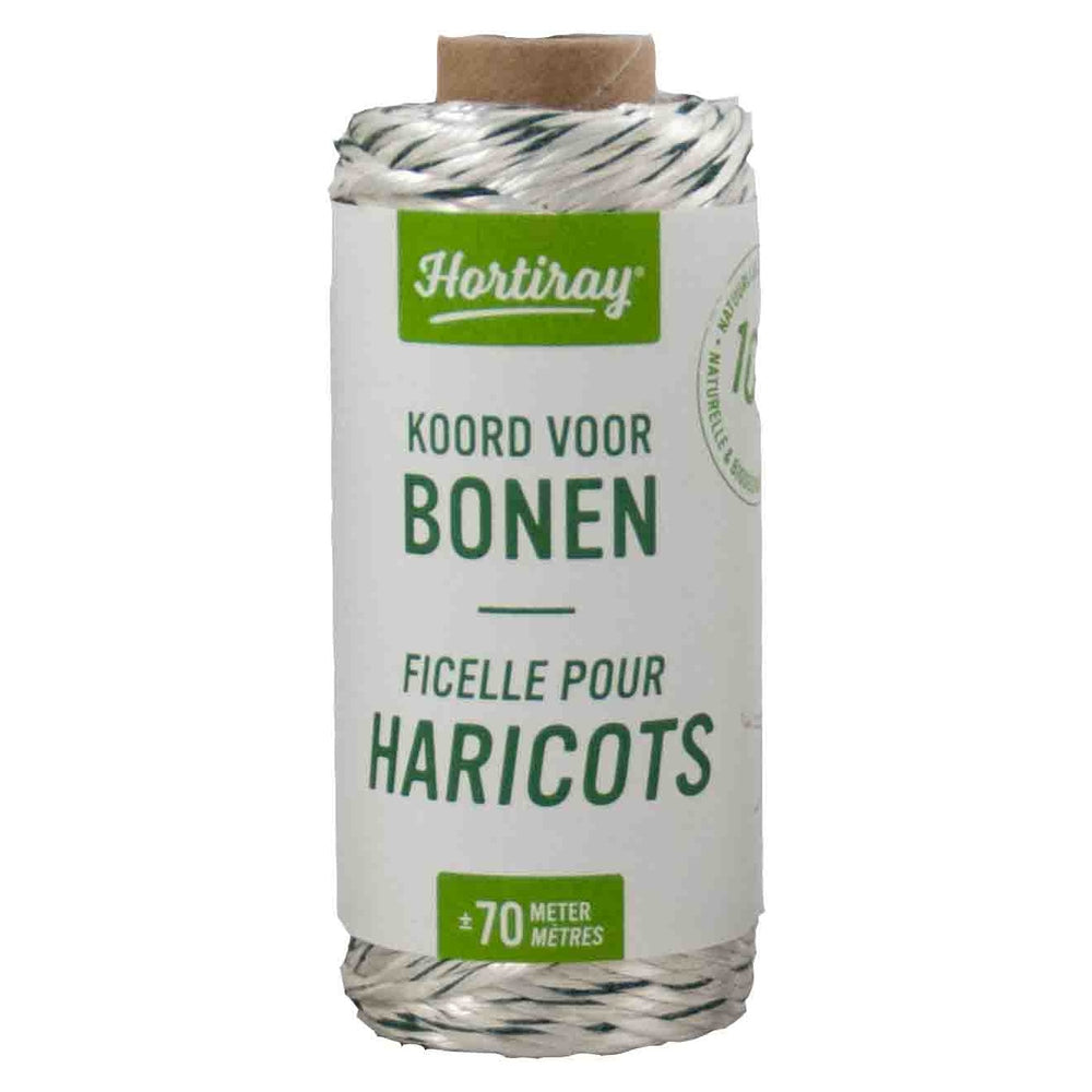 Hortiray Bean Twine - organic and compostable - 70M