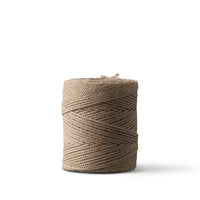 Macramétouw 1mm – bruin – 65m – dubbel gedraaid gerecycled katoen