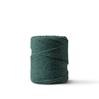 Corde macramé 1mm – velours vert – 65m – coton recyclé double retors