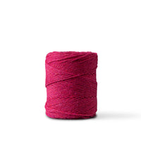 Corde macramé 1 mm – rose foncé – 65 m – coton recyclé double retors