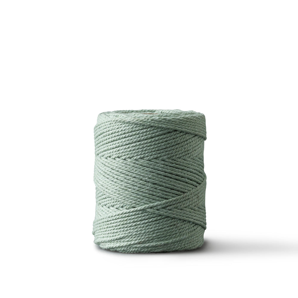 Corde macramé 1mm – eucalyptus – 65m – coton recyclé double retors