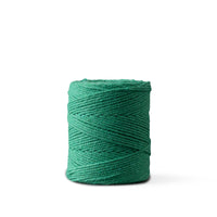 Corde macramé 1 mm – vert moyen – 65 m – coton recyclé double retors