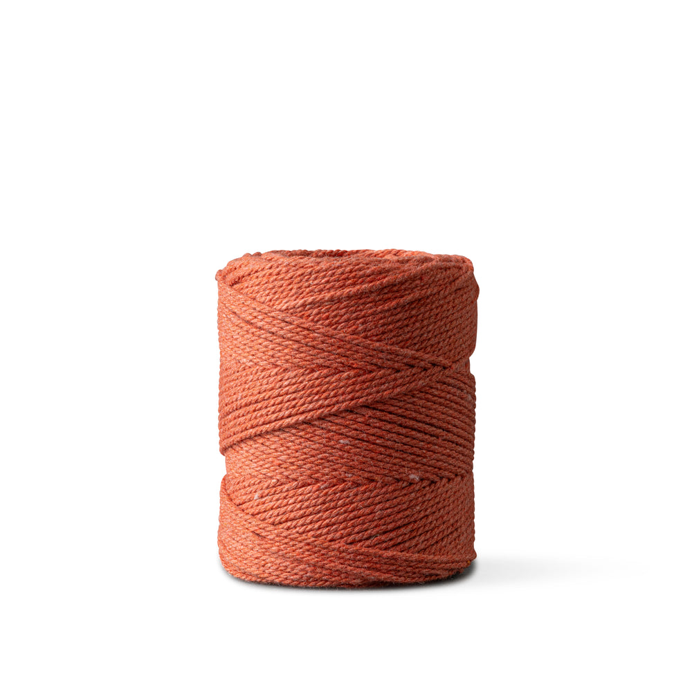 Corde macramé 1mm – terre cuite – 65m – coton recyclé double retors