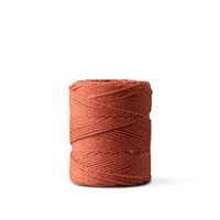 Corde macramé 1mm – terre cuite – 65m – coton recyclé double retors