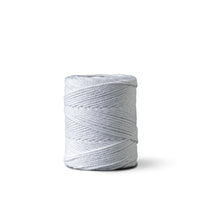 Corde macramé 1 mm – blanche – 65 m – coton recyclé double retors