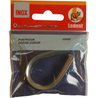 Cosse-coeur 10mm inox 1pc