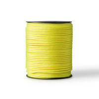 Nylon rope 4mm – fluorescent yellow – 100m – braided fluorescent cord