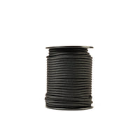 Corde nylon 6 mm – noire – 50 m – cordon polyamide tressé