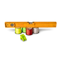 Corde nylon 1mm – jaune fluo – 100m – polyamide tressé pour maçonnerie et jardinage