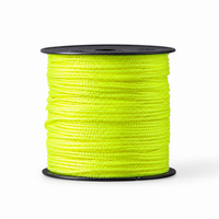 Nylontouw 1,5mm - 70m - fluogeel - gevlochten polyamide voor metsel- & tuinwerk