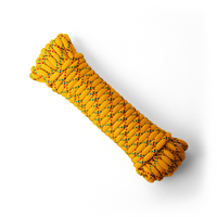 Corde en polypropylène 10 mm – 20 m – mélange de couleurs – corde tressée légère polyvalente