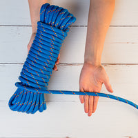 Corde en polypropylène 12 mm – 20 m – mélange de couleurs – corde tressée légère polyvalente