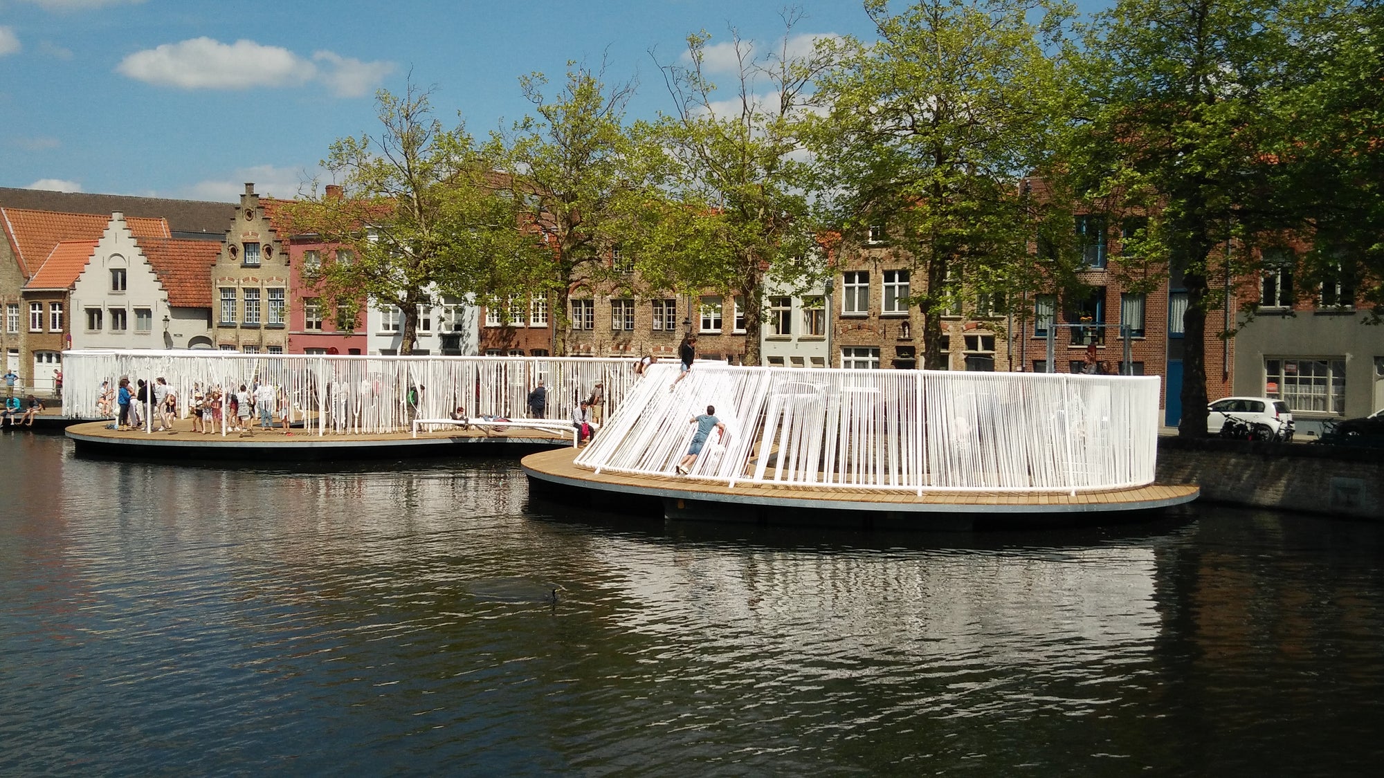 Polyamide touw triënnale Brugge