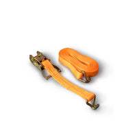 Spanband met ratel 3T - 35mm - 6m - 2-delige sjorband met gesloten haken