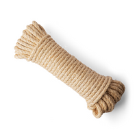 Corde en sisal 10 mm – 20 m – torsadée naturellement – pour bricolage, animaux et reconstitution historique