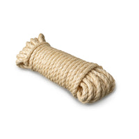 Corde en sisal 12 mm – 20 m – torsadée naturellement – pour bricolage, animaux et reconstitution historique