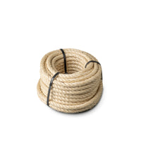 Corde en sisal 16 mm – 20 m – torsadée naturellement – pour bricolage, animaux et reconstitution historique