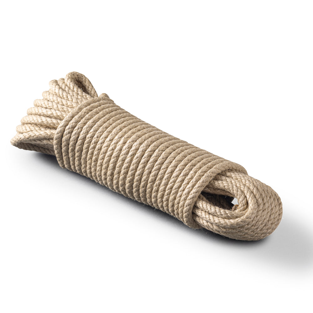 Synthetisch vlastouw 8mm – 20m – voor schommels, tuin & decoratie – natuurlijk uitzicht