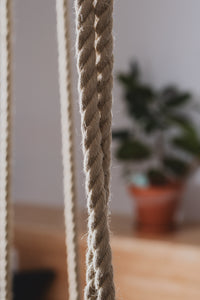 Corde en chanvre synthétique 12 mm – 20 m – pour balançoires, jardin et décoration – aspect naturel