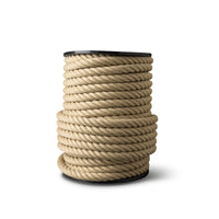Corde en chanvre synthétique 24 mm – 50 m – pour balançoires, jardin et décoration – aspect naturel