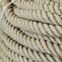 Detailfoto synthetisch vlastouw, synthetisch touw met natuurlijke uitstraling, 20mm 220M