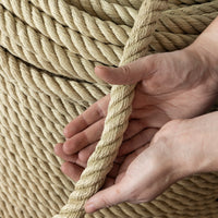 Gedraaid polypropyleentouw 20mm – 220m - beige - allround touw