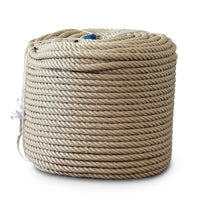 Gedraaid polypropyleentouw 20mm – 220m - beige - allround touw