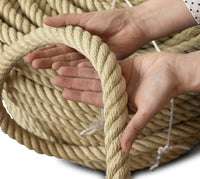 Corde torsadée en polypropylène 25 mm – 100 m – beige – corde polyvalente