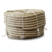 Corde torsadée en polypropylène 25 mm – 100 m – beige – corde polyvalente