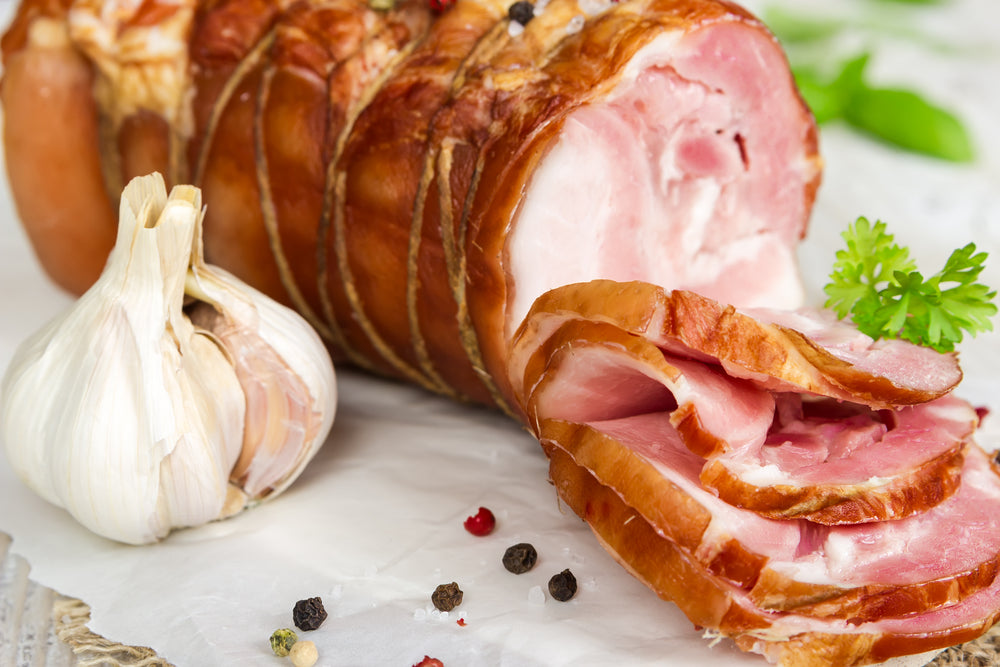 Toepassingsfoto voedselgeschikt vlastouw in gebruik in de keuken met gebraad